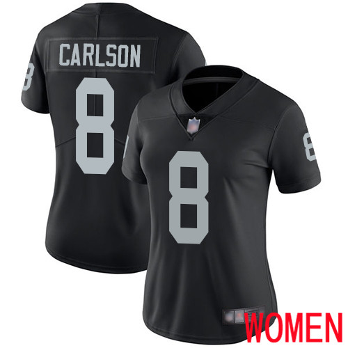 Oakland Raiders Limited Black Women Daniel Carlson Home Jersey NFL Football #8 Vapor Untouchable Jersey